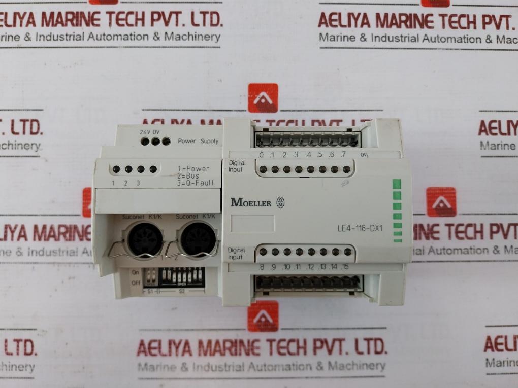 Moeller Em4-201-dx2 Remote Expansion Module 24vdc 6ma 0.2ms