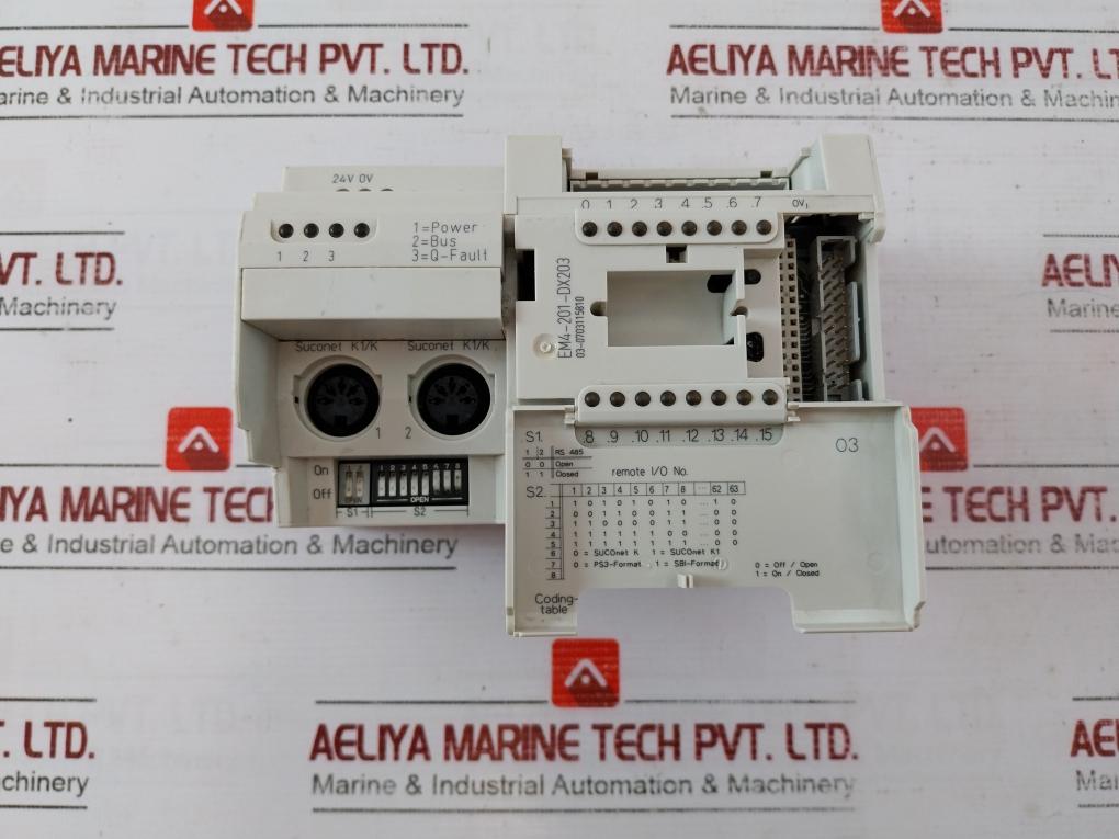 Moeller Em4-201-dx2 Remote Expansion Module 24vdc 6ma 2ms