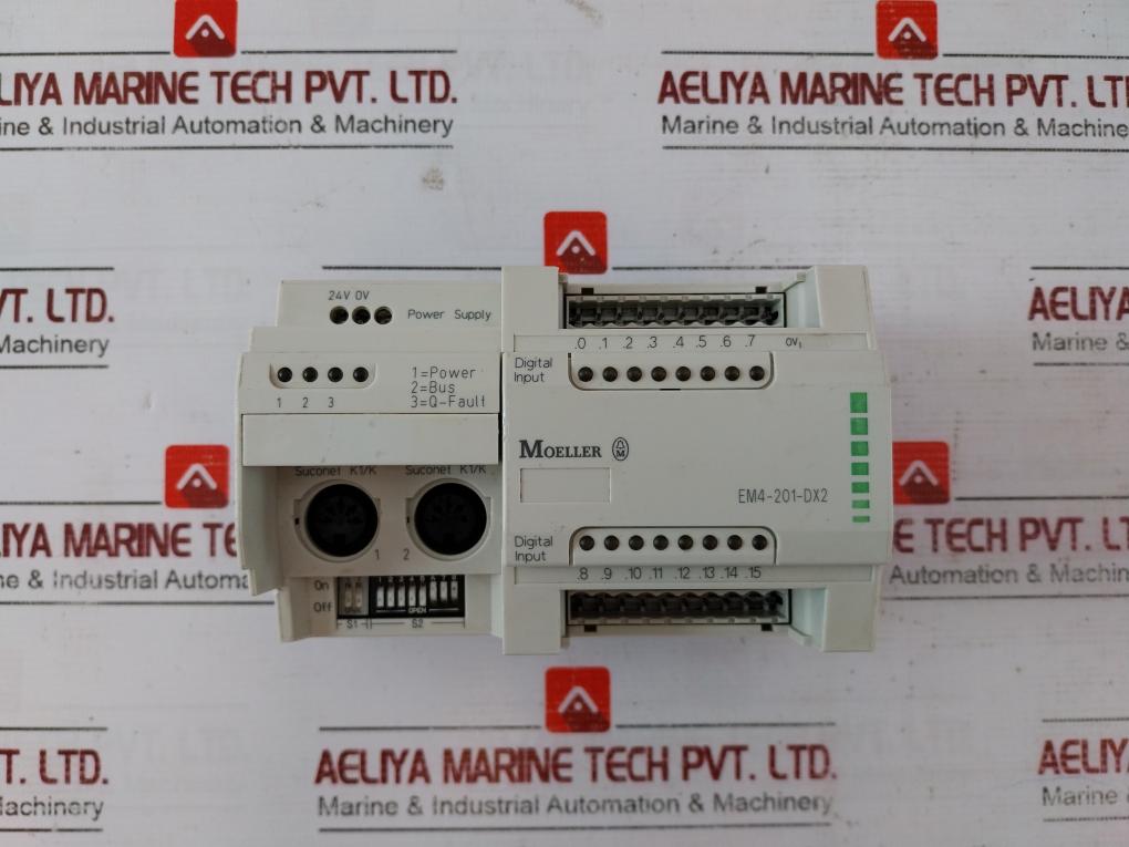 Moeller Em4-201-dx2 Remote Expansion Module 24vdc 6ma 2ms