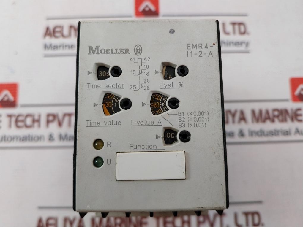 Moeller Emr4-i1-2-a Current Monitoring Relay 400V 5A 50/60Hz