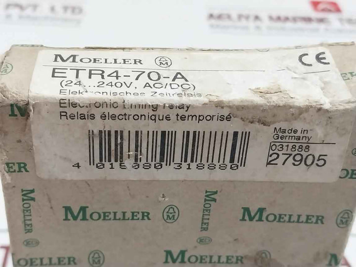 Moeller Etr4-70-a Electronic Timing Relay