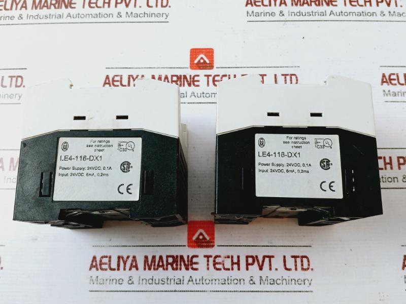 Moeller Le4-116-dx106 Digital Expansion Module 24vdc 0.1a 6ma