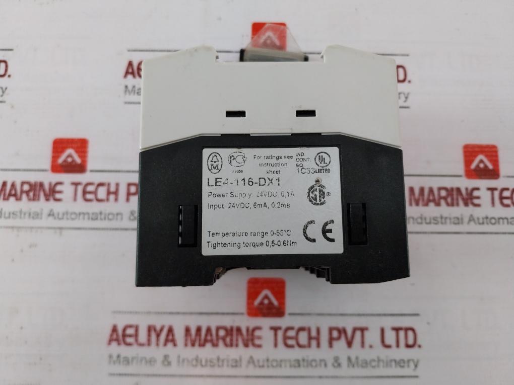Moeller Le4-116-dx106 Digital Expansion Unit 24vdc 0.1a 0-55c 6ma 0.2ms