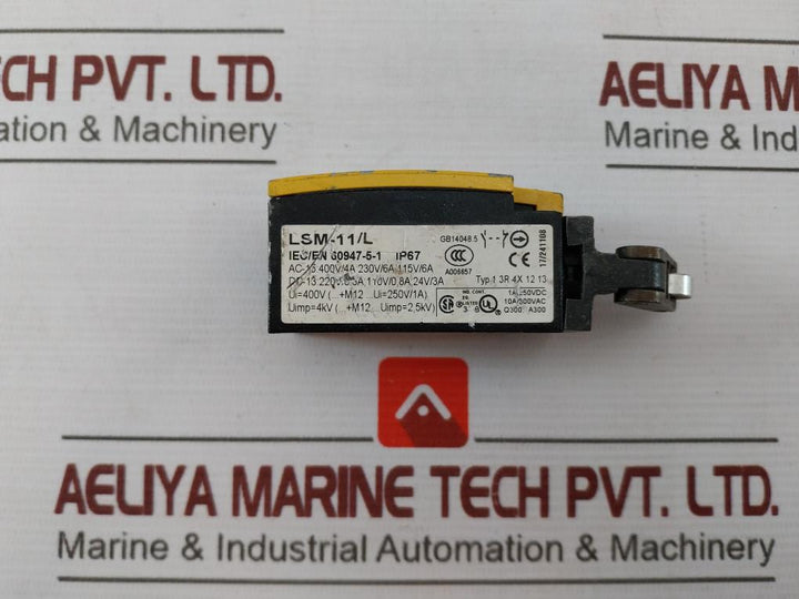 Moeller Lsm-11/L Limit Switch With Roller Lever Iec/En 60947-5-1 10A/300Vac