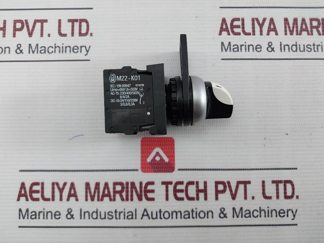 Moeller M22-k01 Pushbutton Contact Block 10A 600Vac 500V 6Kv A006657