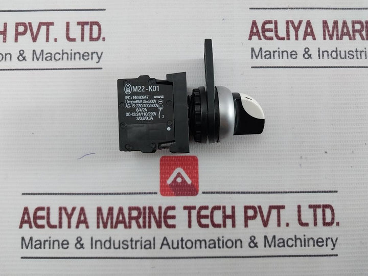 Moeller M22-k01 Pushbutton Contact Block 10A 600Vac 500V 6Kv A006657
