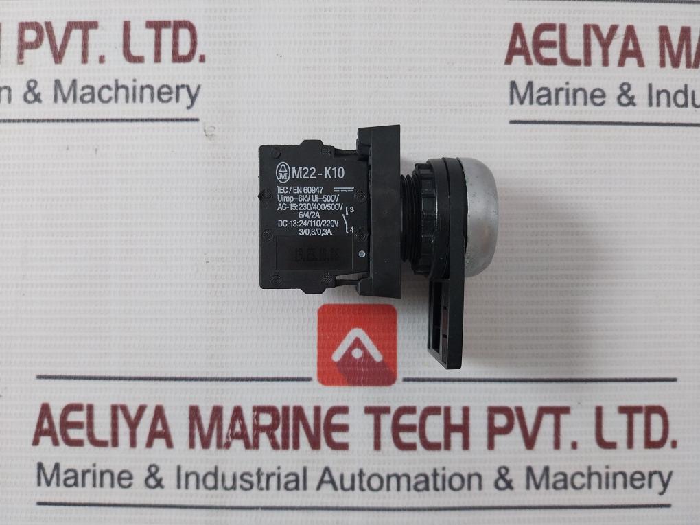 Moeller M22-k10 Pushbutton Contact Block A600 / Q300