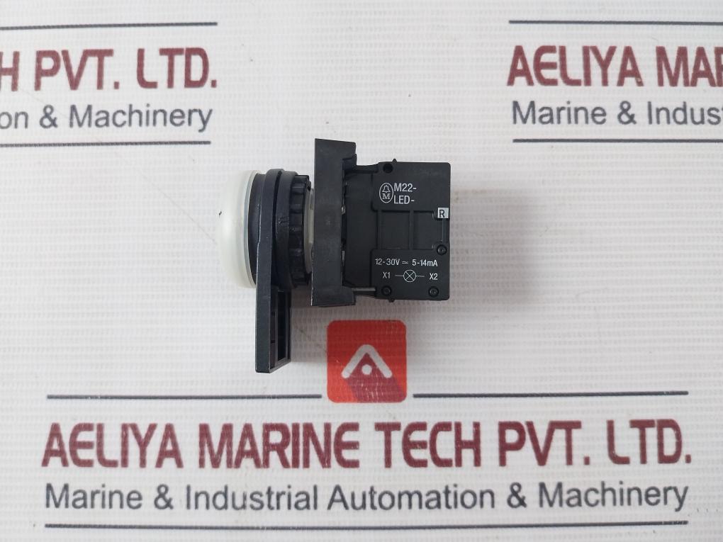 Moeller M22-led-r Pushbutton Contact Block 12–30V 5–14Ma Iec/En 60947-5-1