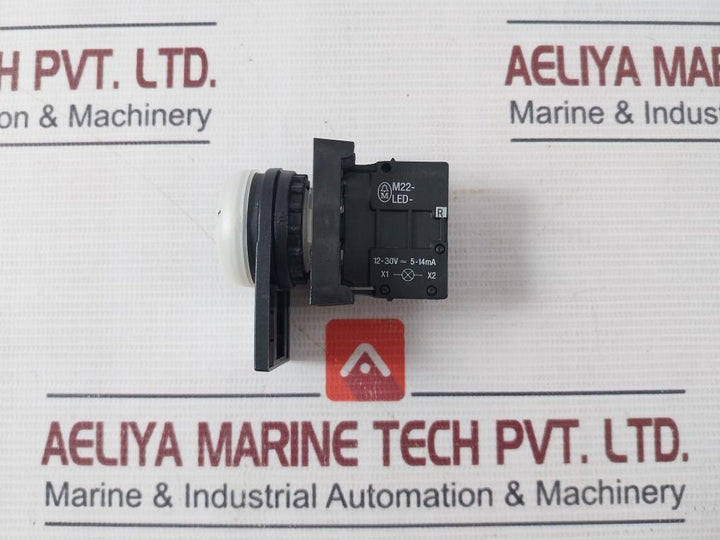 Moeller M22-led-r Pushbutton Contact Block 12–30V 5–14Ma Iec/En 60947-5-1