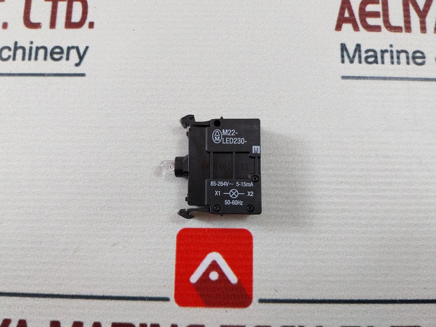 Moeller M22-led230-w Push Button Round Yellow Pilot Light