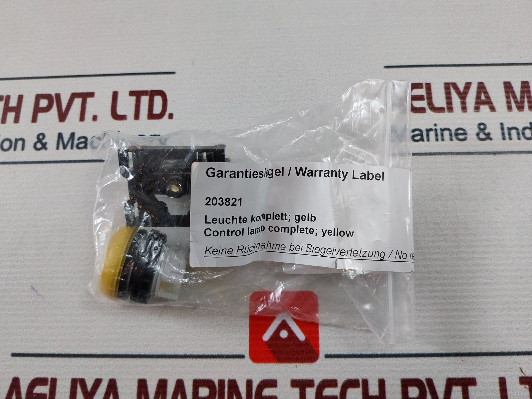 Moeller M22-led230-w Push Button Round Yellow Pilot Light
