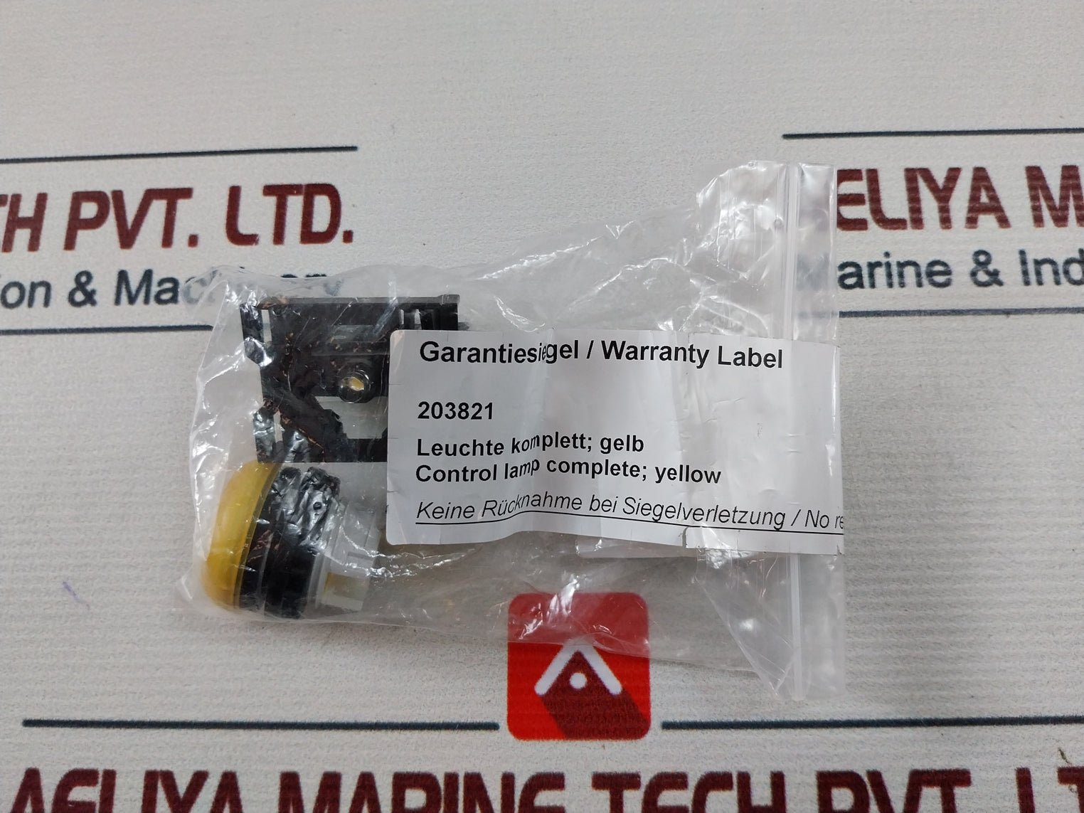 Moeller M22-led230-w Push Button Round Yellow Pilot Light