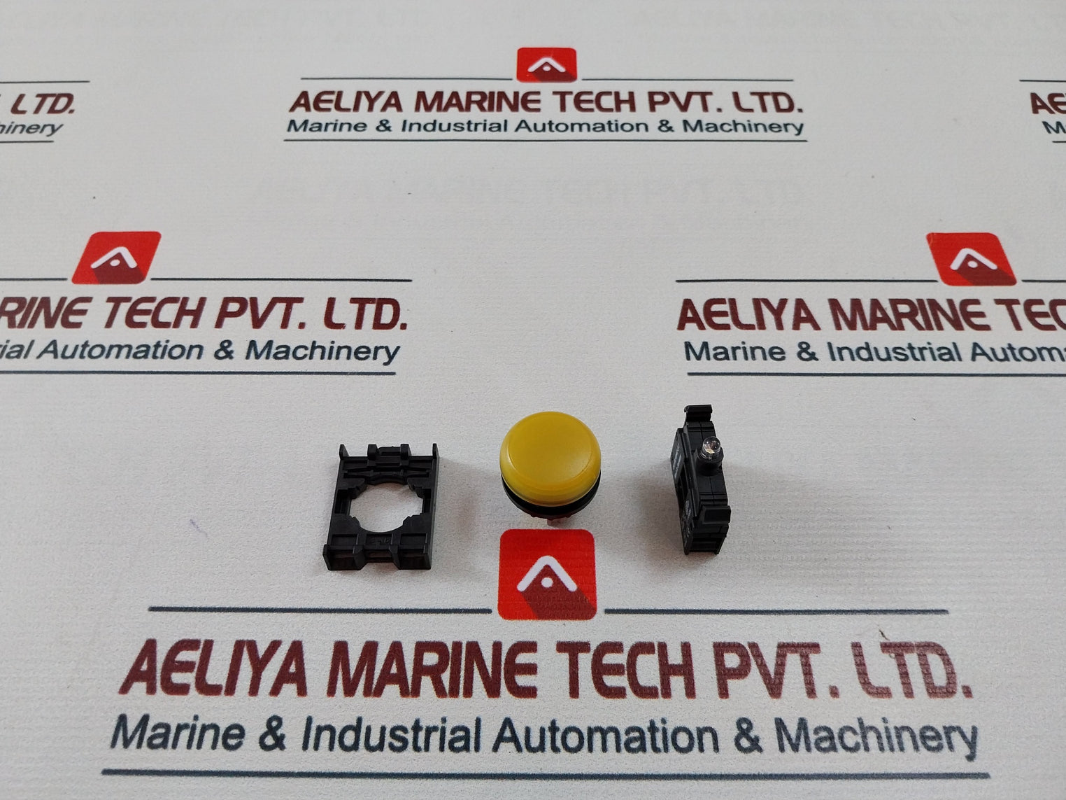 Moeller M22-led230-w Push Button Round Yellow Pilot Light