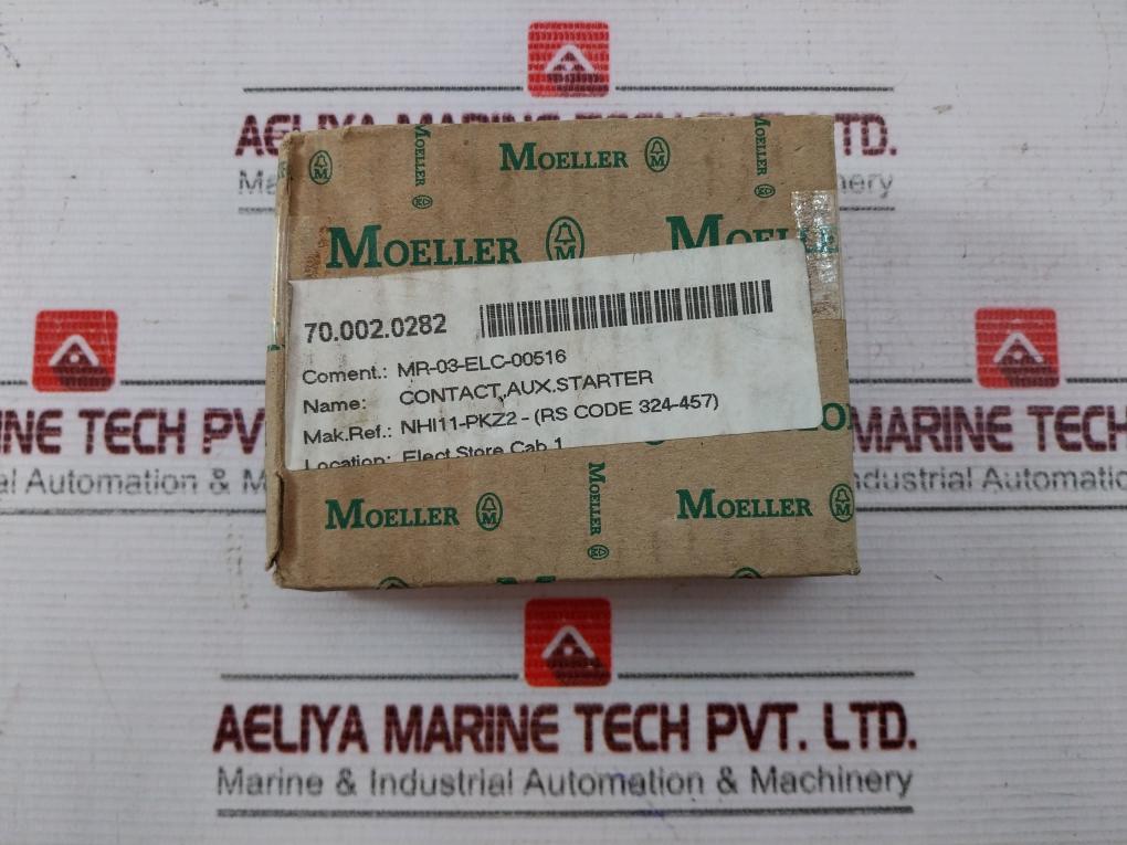 Moeller Nhi 11-pkz 2 Standard Auxiliary Contact 6A 6000V