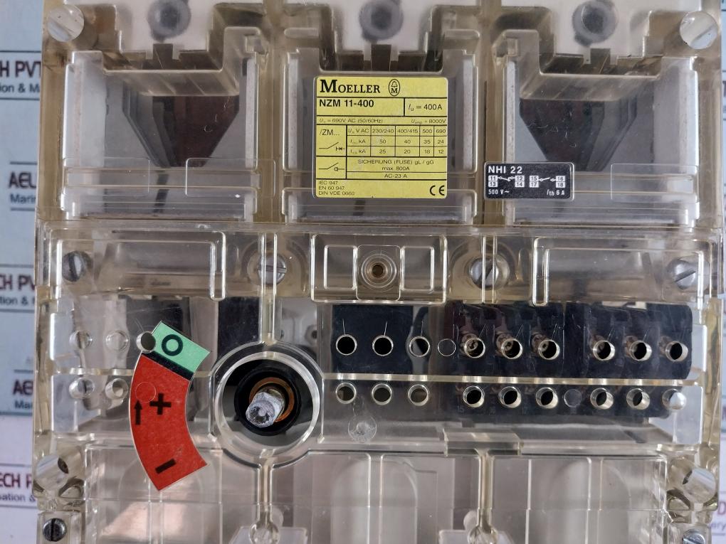 Moeller Nzm 11-400 Circuit Breaker 690v Ac (50/60hz)