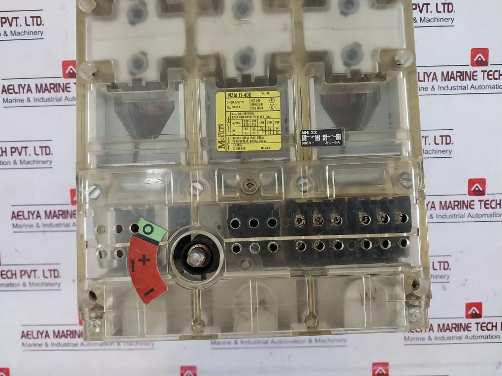 Moeller NZM 11-400 Circuit Breaker 6A 400A/55˚C 8000V