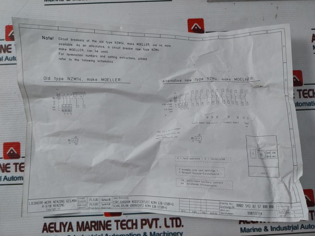 Moeller Nzm 4,nzm14,nzmh4 Circuit Breaker Gb14048.2