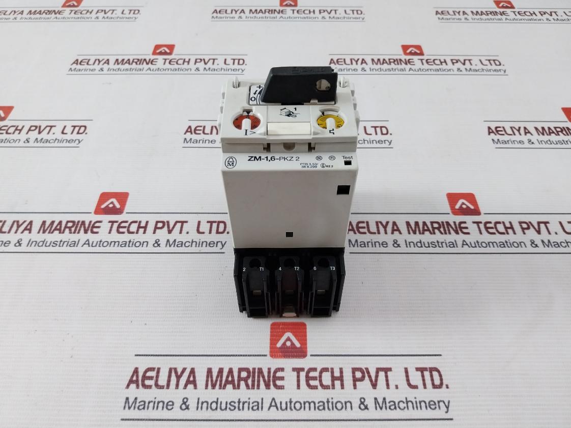 Moeller Pkz 2 Magnetic Motor Protector 50/60Hz 14-awg 42Ka-600Vac 16Lb-in