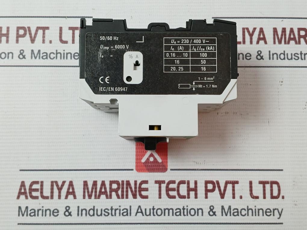 Moeller Pkzm0-16 Motor Protection Circuit Breaker 16A Cu 75°C