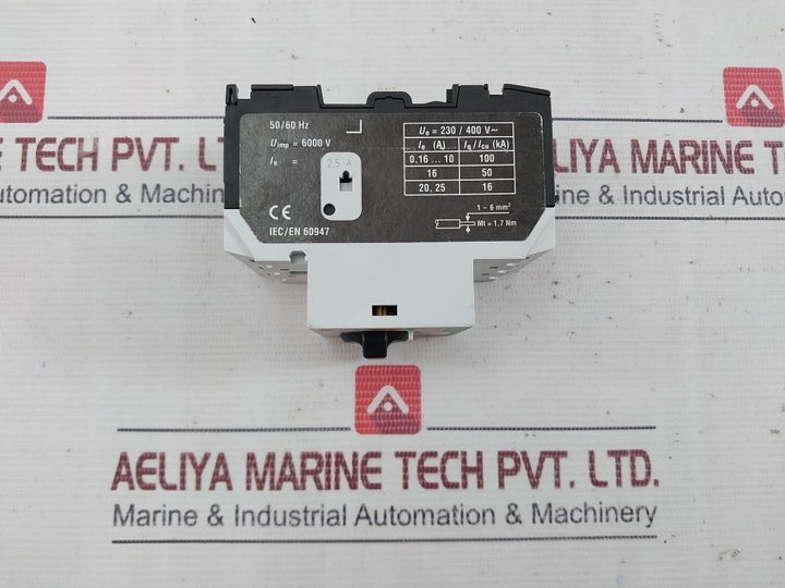 Moeller Pkzm0-2,5 Transformer-protective Circuit-breaker 50/60Hz