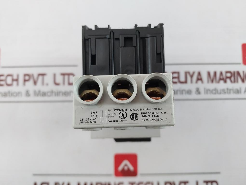 Moeller Pkzm0-4 Motor Protective Circuit Breaker 6000V 50/60Hz 600Vac 65A