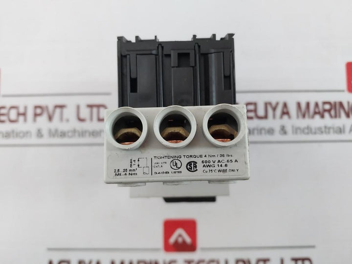 Moeller Pkzm0-4 Motor Protective Circuit Breaker 6000V 50/60Hz 600Vac 65A