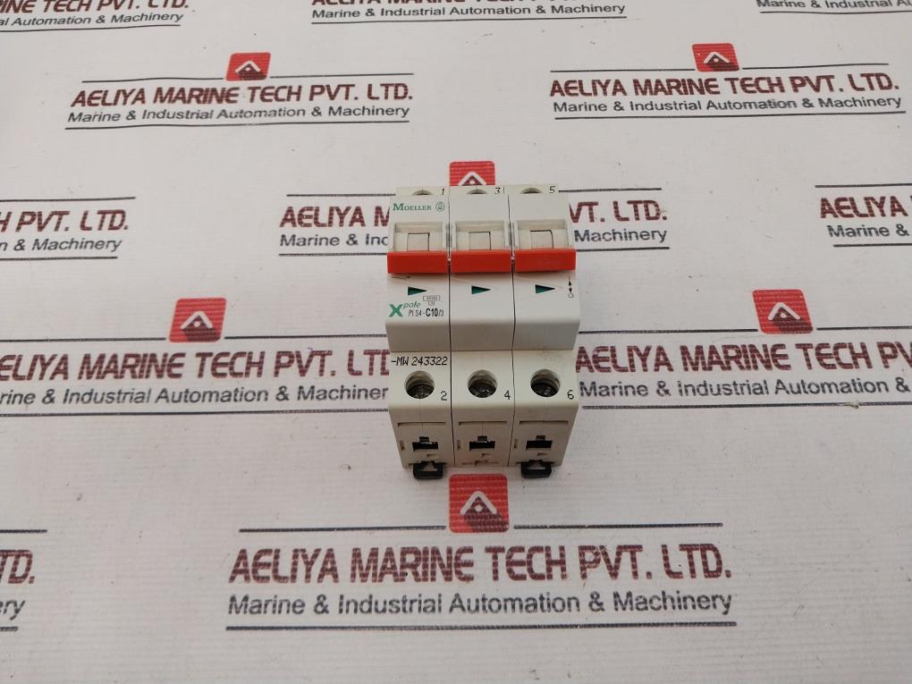 Moeller Pls4-c10/3-mw Miniature Circuit Breaker