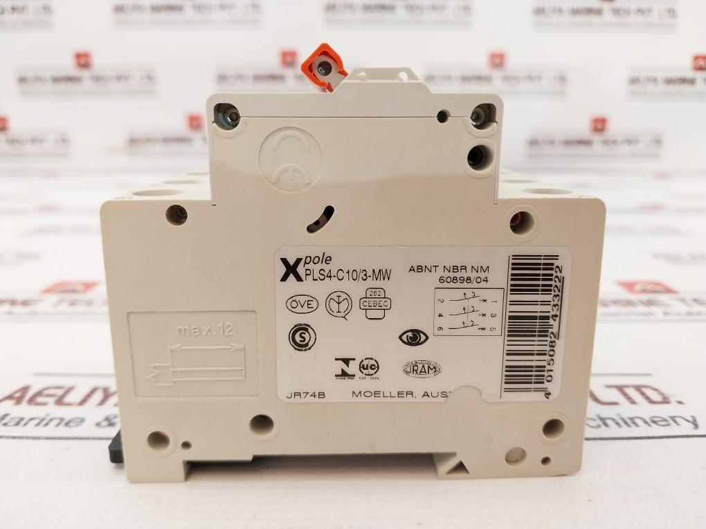 Moeller Pls4-c10/3-mw Miniature Circuit Breaker