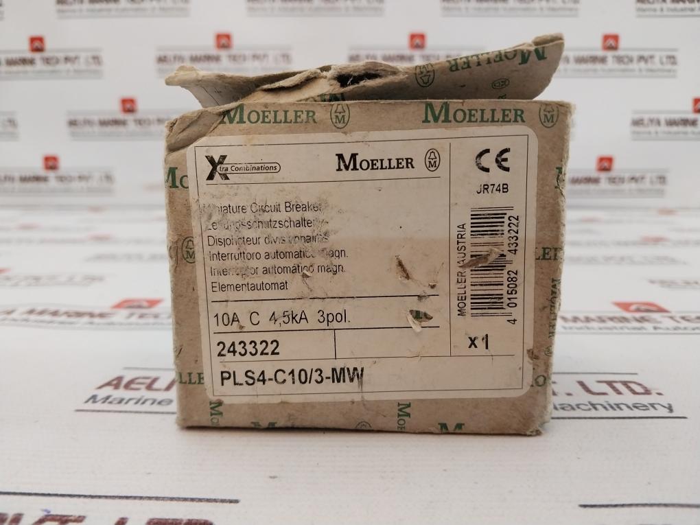 Moeller Pls4-c10/3-mw Miniature Circuit Breaker