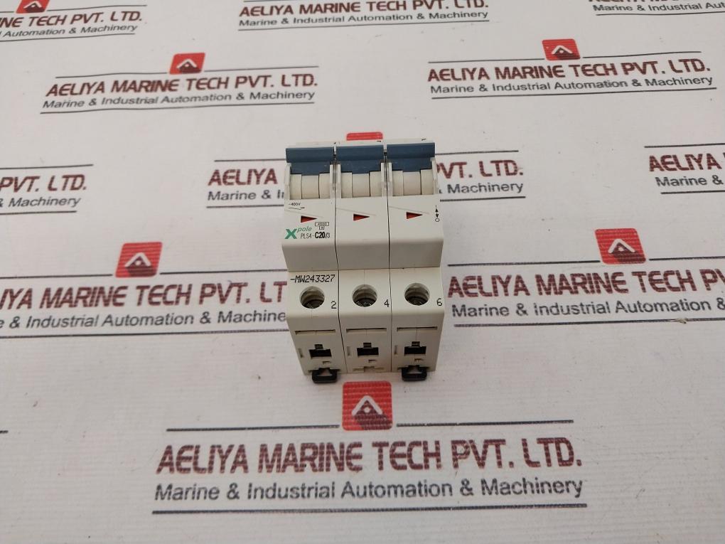 Moeller Pls4-c20/3-mw Miniature Circuit Breaker