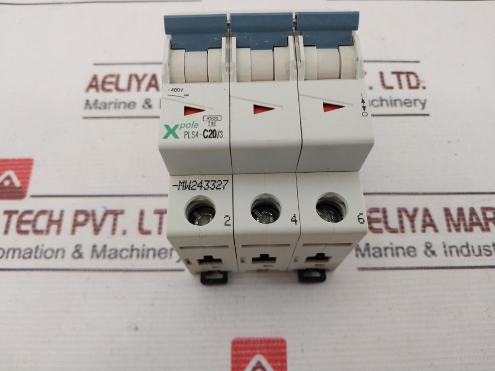 Moeller Pls4-c20/3-mw Miniature Circuit Breaker