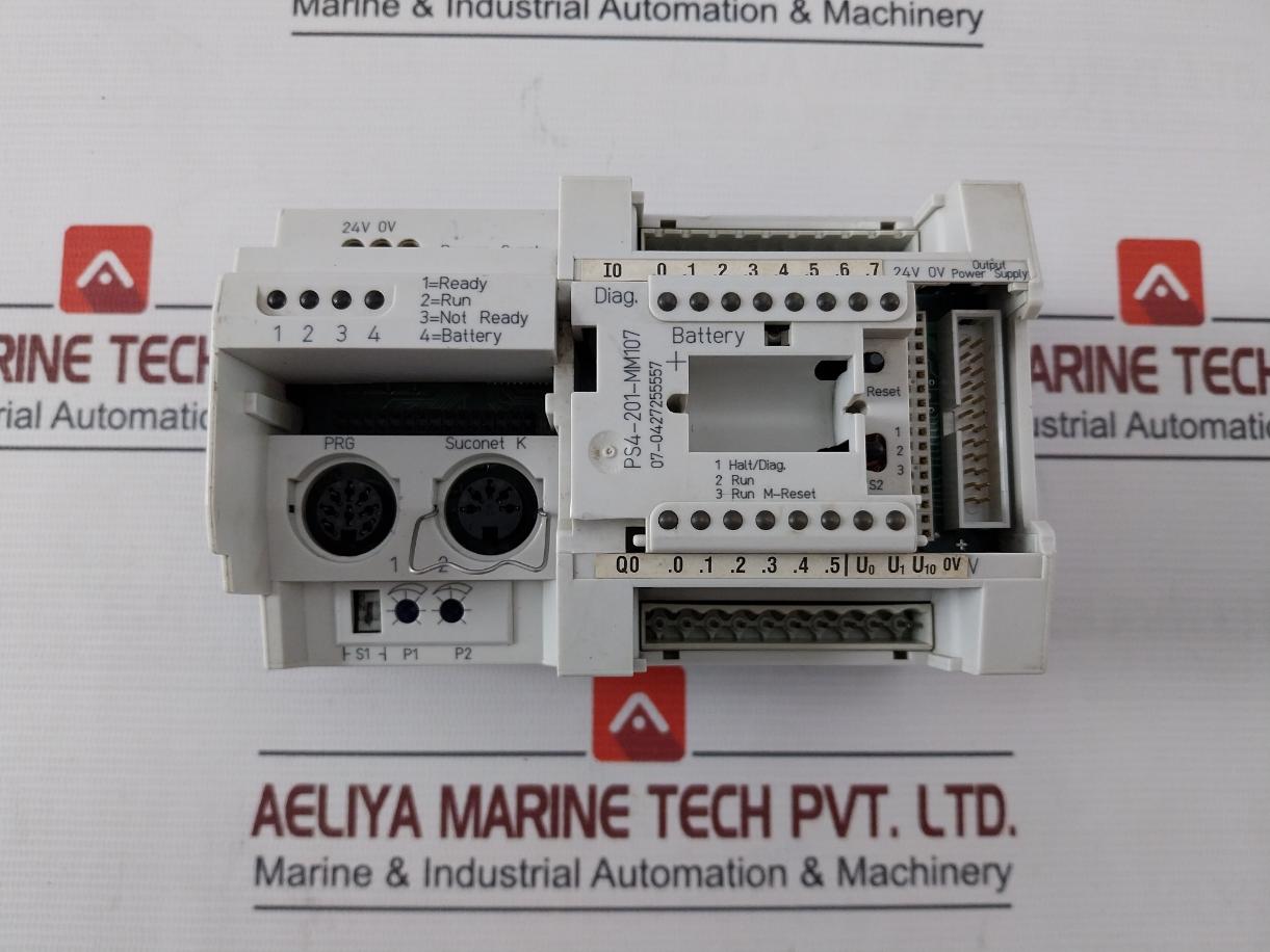 Moeller Ps4-201-mm107 Compact Programmable Logic Controller 24Vdc, 0.8A