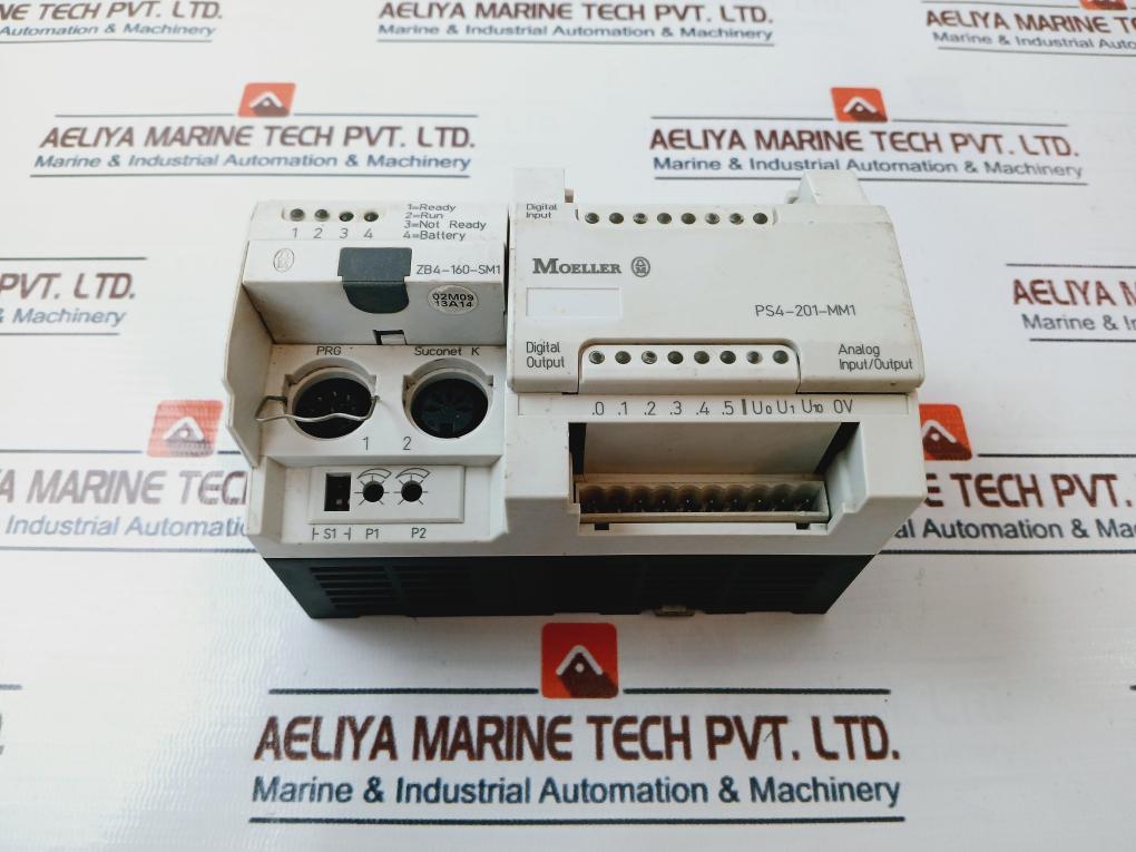 Moeller Ps4-201-mm1 Programmable Logic Controller Input 8 Dig.,2Ana ...