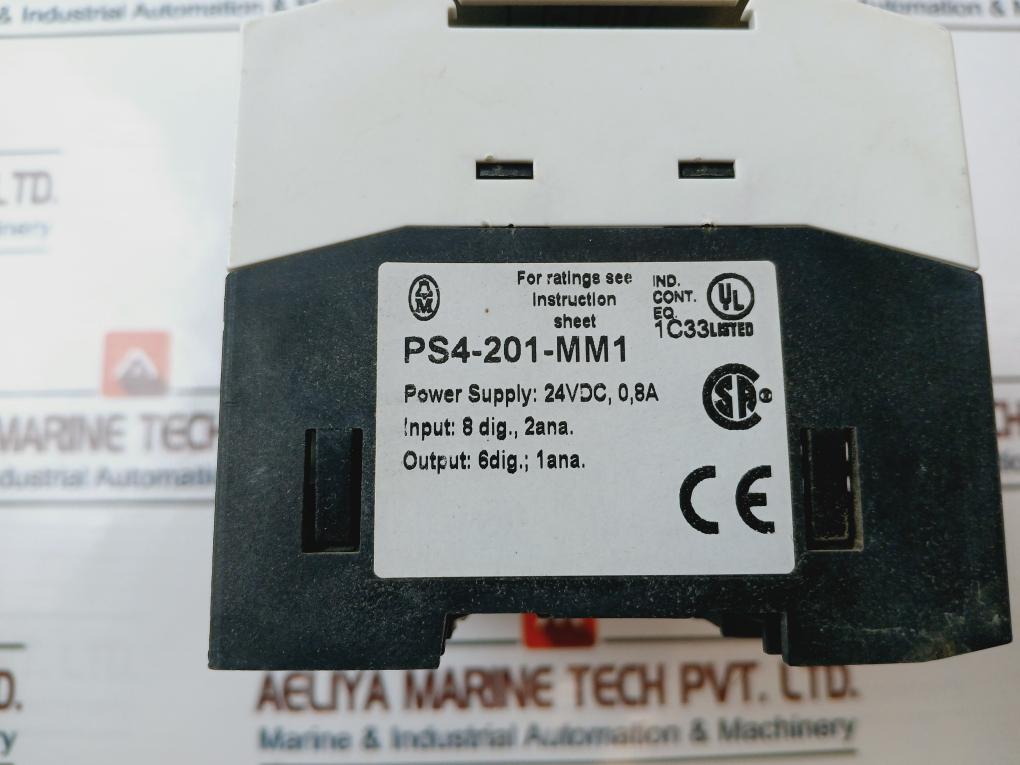 Moeller Ps4-201-mm1 Programmable Logic Controller Input 8 Dig.,2Ana.