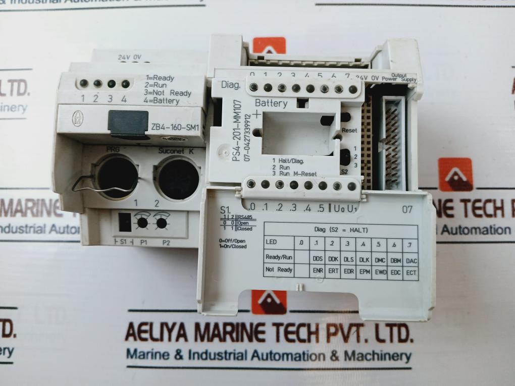 Moeller Ps4-201-mm1 Programmable Logic Controller Input 8 Dig.,2Ana.