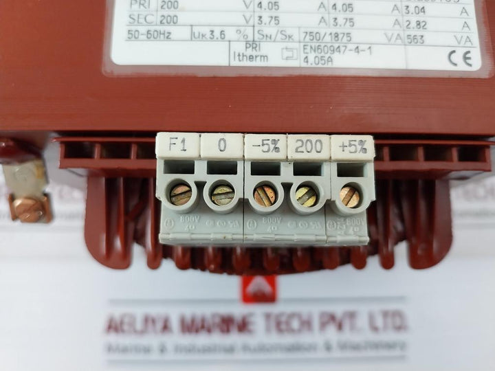 Moeller Stz 0.8/Ta Control Transformer, 50-60Hz