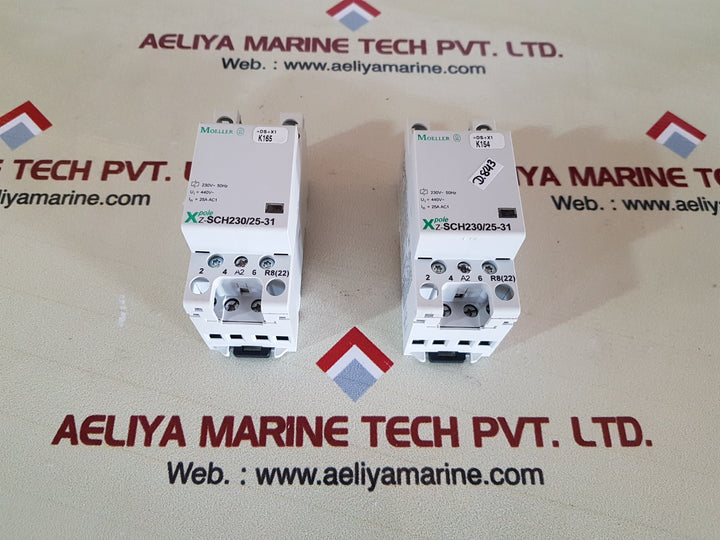 Moeller X Pole Z-sch230/25-31 Circuit Breaker 230V 50Hz 440V 25A