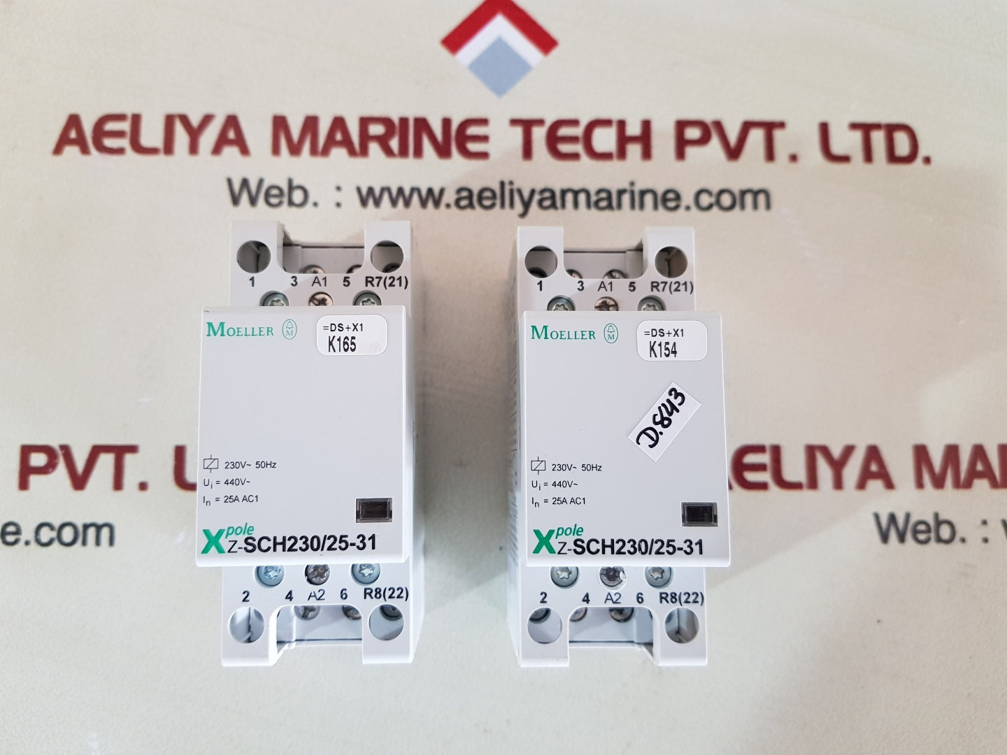 Moeller X Pole Z-sch230/25-31 Circuit Breaker 230V 50Hz 440V 25A