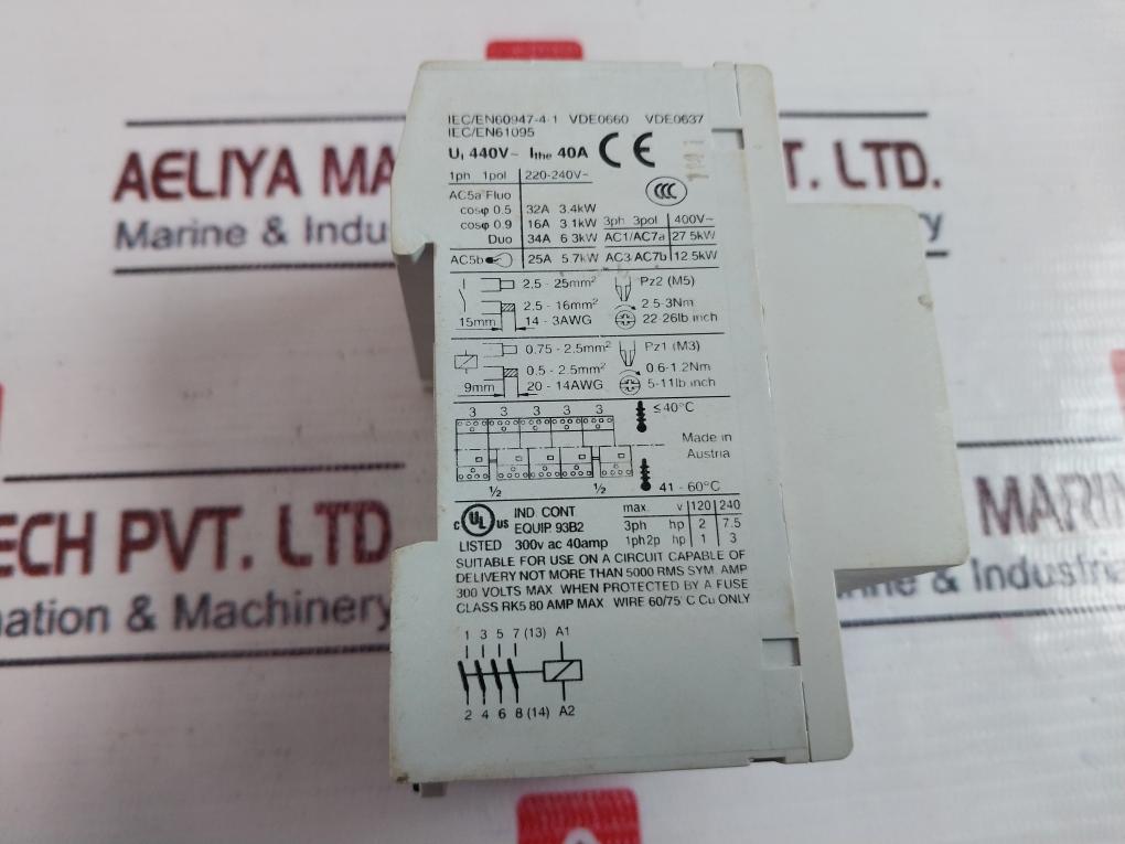Moeller Z-sch230/40-40 Contactor 40A 230V~50Hz