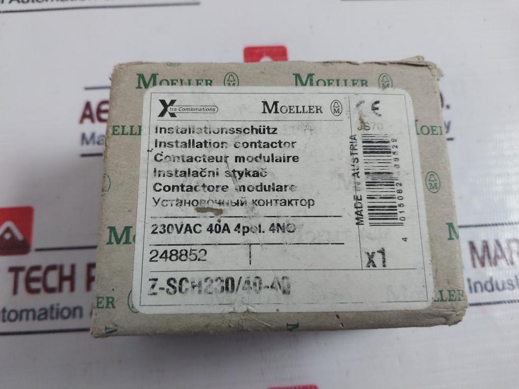 Moeller Z-sch230/40-40 Contactor 40A 230V~50Hz