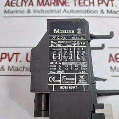Moeller Zb12-2.4 Thermal Relay 6000V Gb 14048.04 Aux Cont B300 R300
