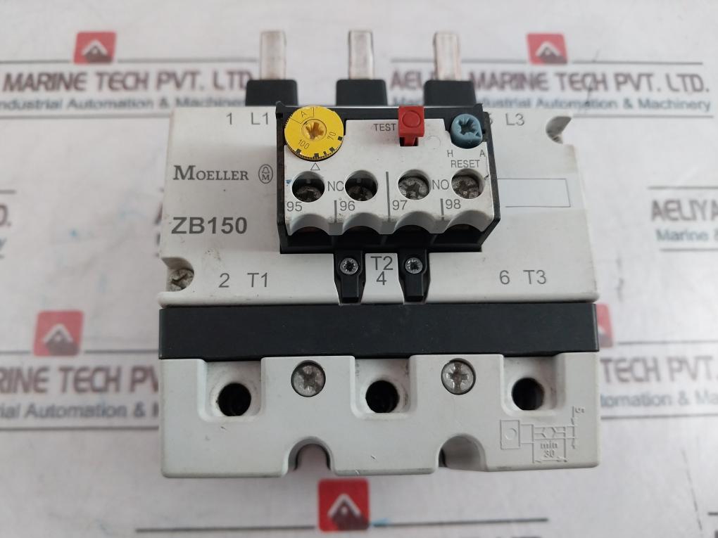 Moeller Zb150-100 Thermal Overload Relay Ptb 04 Atex 3022 600 Volts Ac