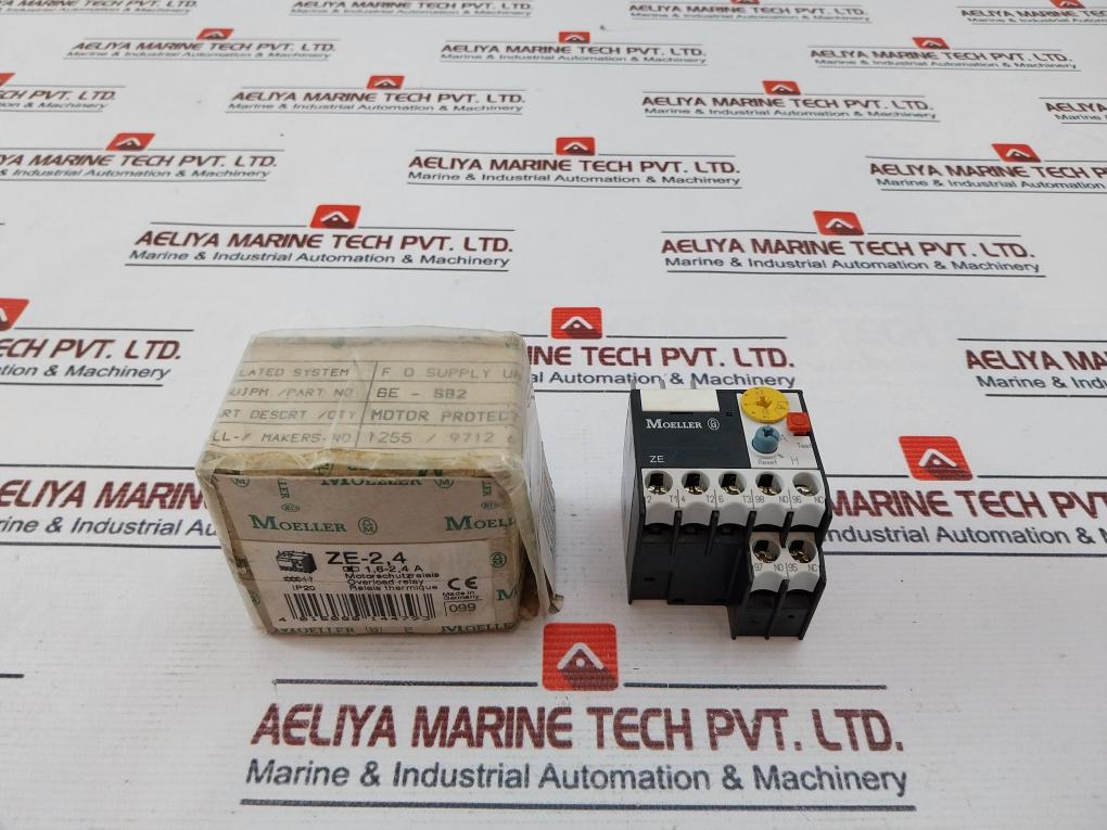 Moeller Ze-2.4 Overload Relay 600 Volts Ac