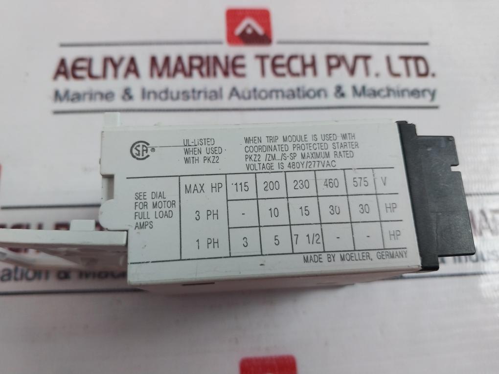 Moeller Zm-40-pkz2 Motor Protector