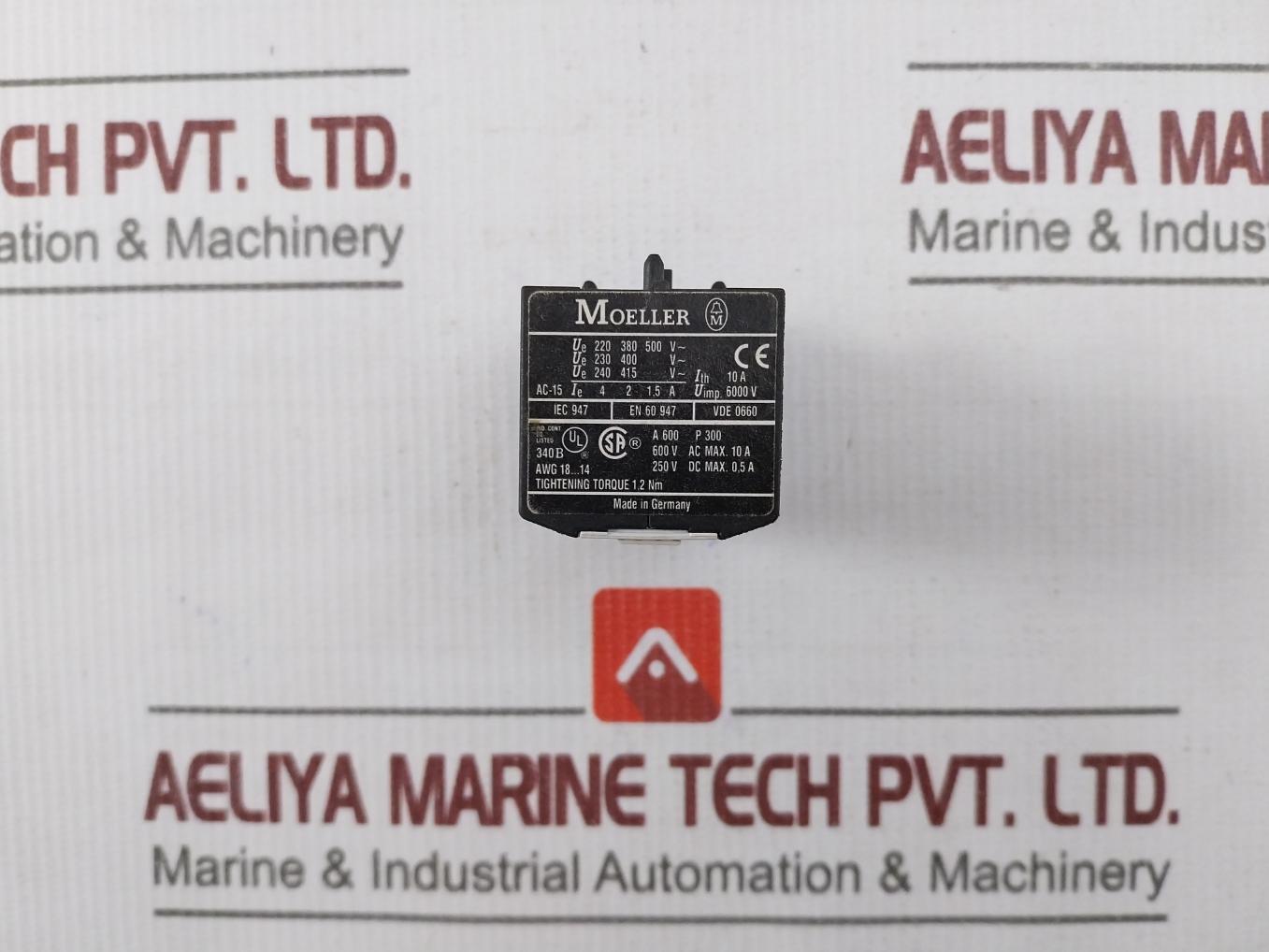 Moeller 02 Dil e Auxiliary Contact Module 10A