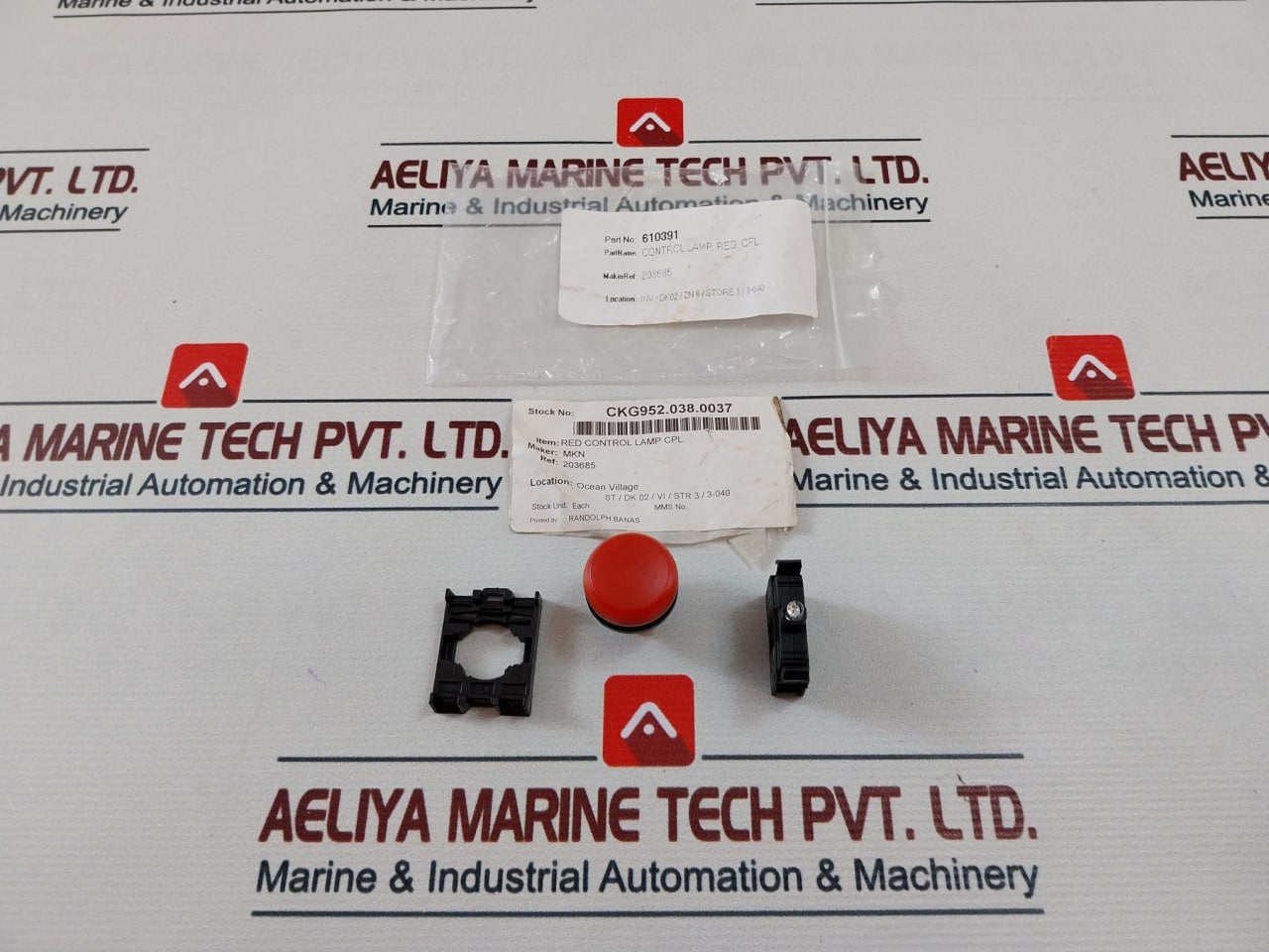 Moeller M22-led230-r Push Button Round Red Pilot Light