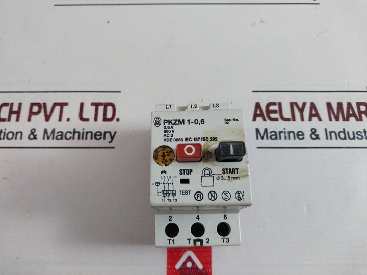 Moeller Pkzm 1-,06 Motor Circuit Breaker 50°C 50/60 Hz