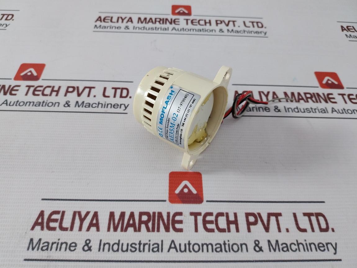 Moflash Signalling Ae35M-02 P40 Piezo Sounder Buzzer 17-970040 5-28V Dc