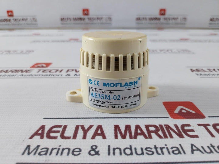 Moflash Signalling Ae35M-02 P40 Piezo Sounder Buzzer 17-970040 5-28V Dc