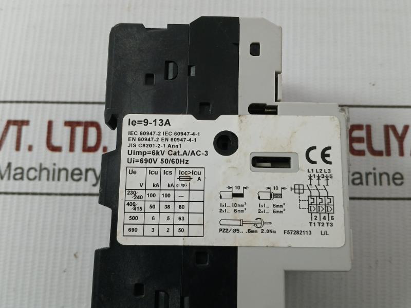 Mog-s1-1300 L&T 690V 50/60Hz Motor Protection Circuit Breaker